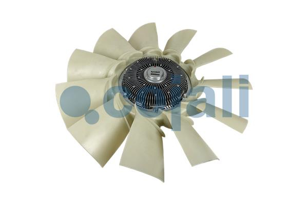 Cupla ventilator radiator (cu ventilator, 720mm, numar lame: 11, numar pini: 5 7) EURO 6 potrivit MERCEDES CITARO 2, CITARO 3, INTOURO, TOURISMO II OM457.950-OM936.993 01.11-