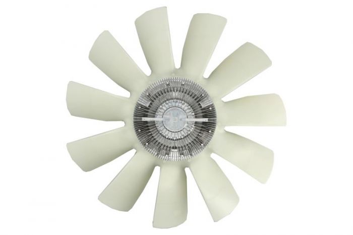 Cupla ventilator radiator (cu ventilator, 750mm, numar lame: 11, numar pini: 7) potrivit VOLVO FH, FH II, FH12, FH16, FH16 II, FM, FM II, FM12, FMX, FMX II, NH12 D12A340-G13C460 08.93-