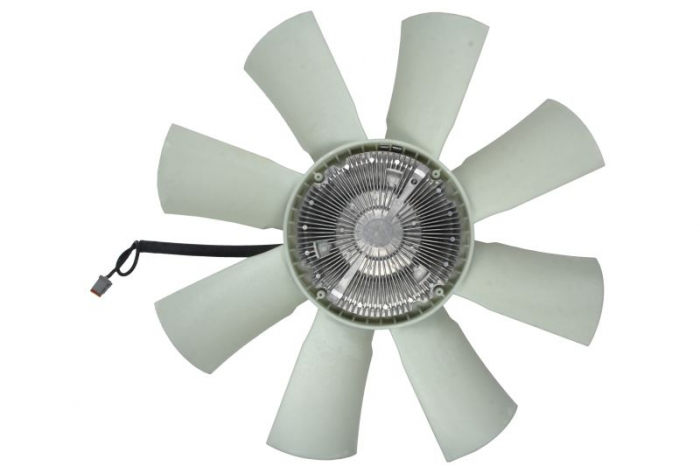 Cupla ventilator radiator (cu ventilator, 750mm, numar lame: 8, numar pini: 2) potrivit SCANIA G I, P I, R I, T DC09.113-DT16.08 03.04-05.19