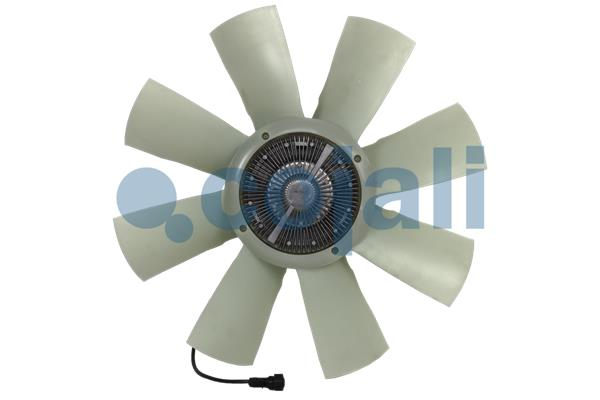 Cupla ventilator radiator (cu ventilator, 750mm, numar lame: 8, numar pini: 5 7) potrivit VOLVO FH, FH12, FH16 D12D500-D16G540 09.01-