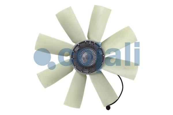 Cupla ventilator radiator (cu ventilator, 750mm, numar lame: 8, numar pini: 5 7) potrivit VOLVO FH12 D12A340-D12D500 08.93-