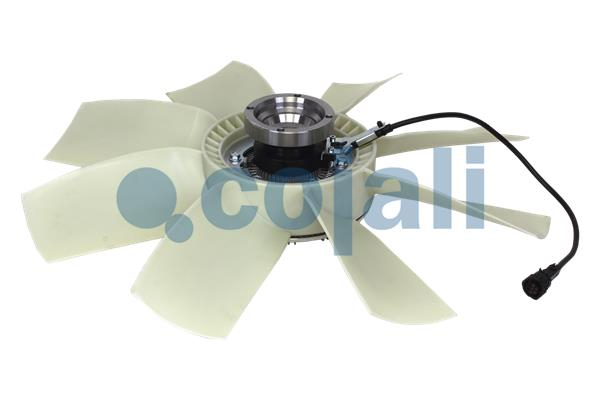 Cupla ventilator radiator (cu ventilator, 750mm, numar lame: 8, numar pini: 5/7) potrivit VOLVO FH12 D12A340-D12D500 08.93- [4]