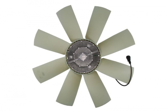 Cupla ventilator radiator (cu ventilator, 750mm, numar lame: 8, numar pini: 5) potrivit VOLVO FH, FH II, FH III, FH12 D12A340-D13K540S 08.93-
