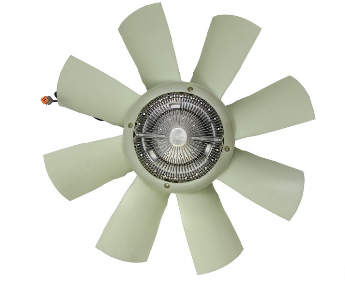 Cupla ventilator radiator (cu ventilator, 750mm, numar lame: 8, numar pini: 6) potrivit SCANIA G I, P I, R I, T DC11.08-DT16.08 03.04-05.19