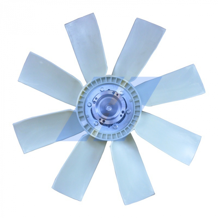 Cupla ventilator radiator (cu ventilator, 750mm, numar lame: 8) potrivit VOLVO FH12 D12A340-D12D500 dupa 1993 [2]