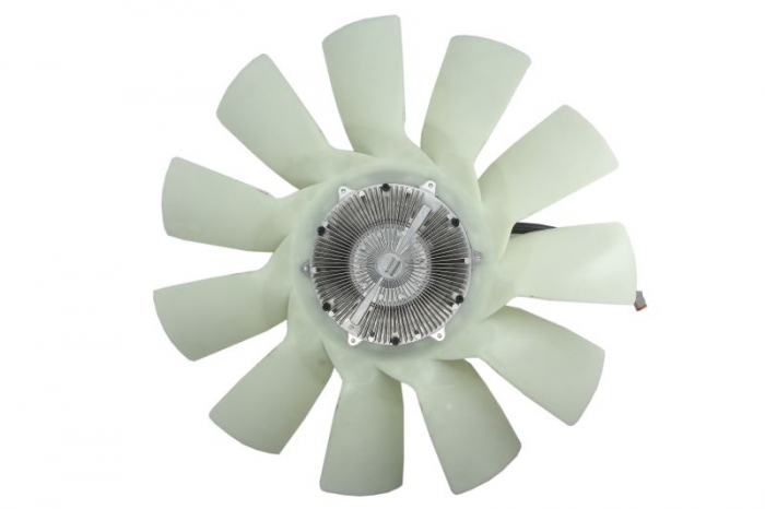 Cupla ventilator radiator (cu ventilator, 870mm, numar lame: 11, numar pini: 6) EURO 6 potrivit SCANIA R II, S DC13.139-DC16.118 09.16-