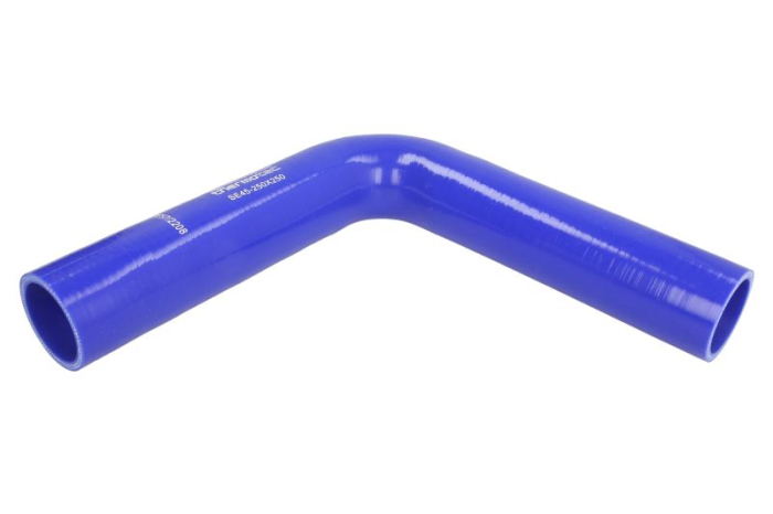 Cuplaj conducta lichid racire (45mm x250mm, unghi 90  , culoare albastru)