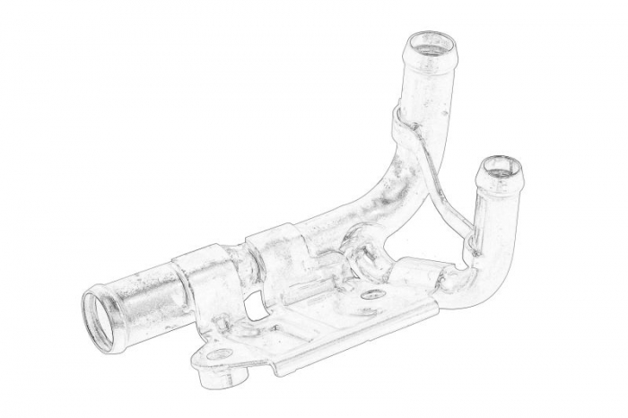 Cuplaj conducta lichid racire potrivit MAZDA 3, 6, 6 KOMBI, CX-5 2.2D 04.12-