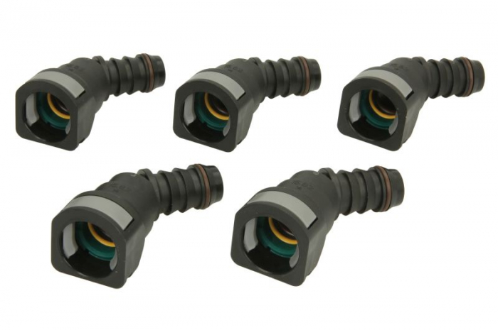 Cuplaj furtun combustibil (unghi, 45 , diametru: 15,82mm, ID 14; 14mm x 18mm, pret pentru 5 buc.)