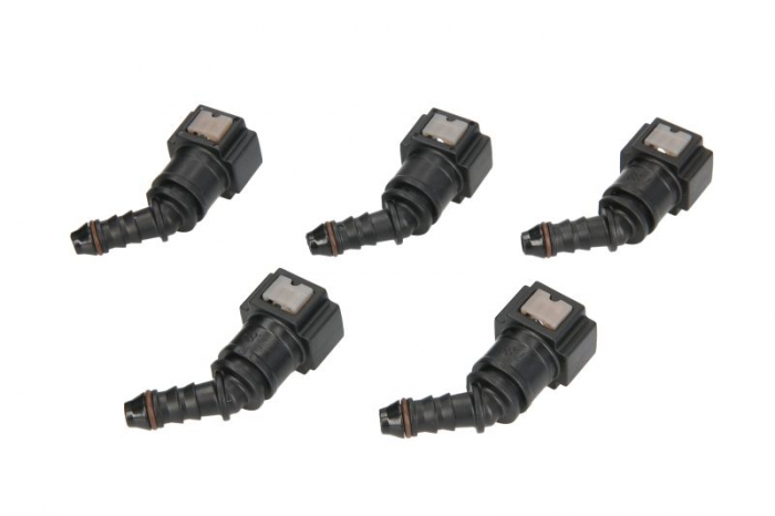 Cuplaj furtun combustibil (unghi, 45°, diametru: 7,89mm, ID 6; 6mm x 8mm, pret pentru 5 buc.) [2]