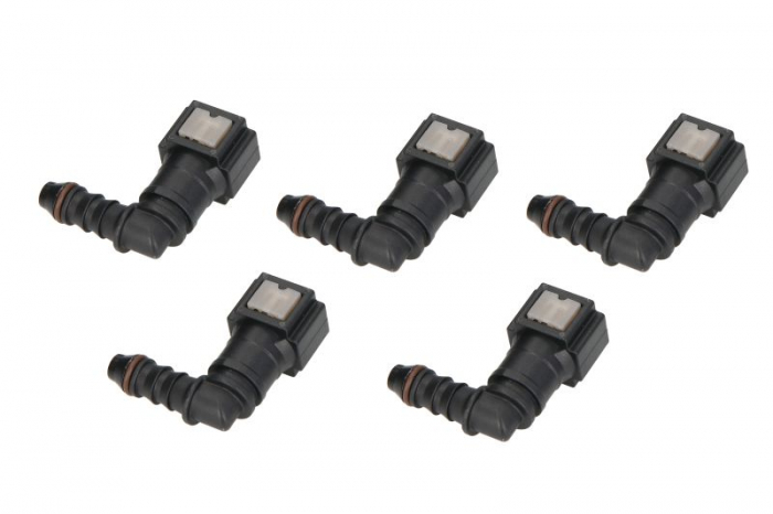 Cuplaj furtun combustibil (unghi, diametru: 6,3mm, ID 6; 6mm x 8mm, pret pentru 5 buc.) [2]