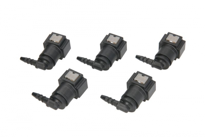 Cuplaj furtun combustibil (unghi, diametru: 7,89mm, ID 3; 3mm x 5mm, pret pentru 5 buc.) [2]