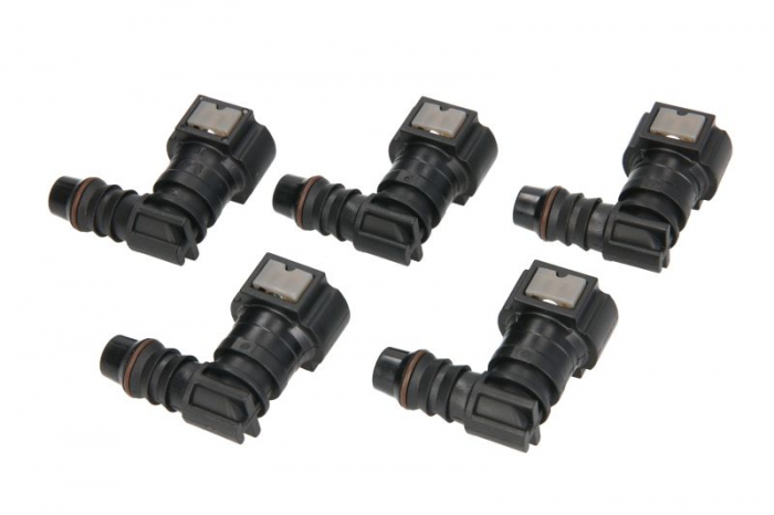Cuplaj furtun combustibil (unghi, diametru: 9,49mm, ID 10; 10mm x 12,5mm, pret pentru 5 buc.) [2]