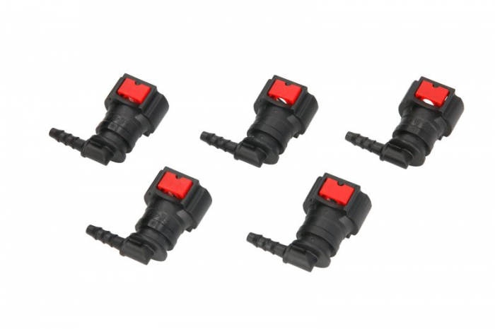 Cuplaj furtun combustibil (unghi, diametru: 9,49mm, ID 4; 4mm x 6mm, pret pentru 5 buc.) [2]