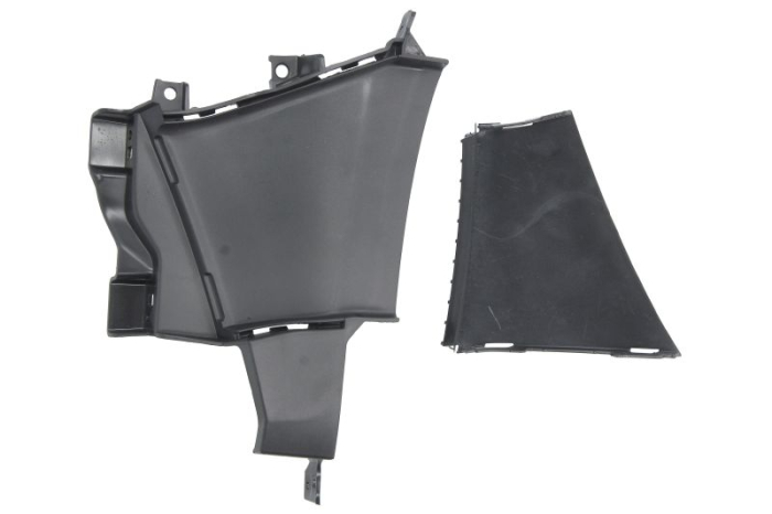Deflector aer Fata Stanga exterior, plastic, negru potrivit AUDI A6 ALLROAD C7, A6 ALLROAD C8, A6 C7, A6 C8 09.14- 02.18-