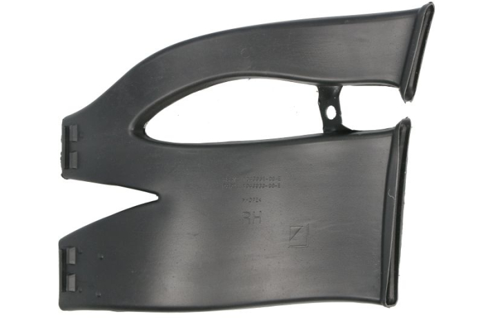 Deflector aer racire frana Fata Dreapta plastic, negru potrivit TESLA MODEL X 09.15- 10.15-01.21