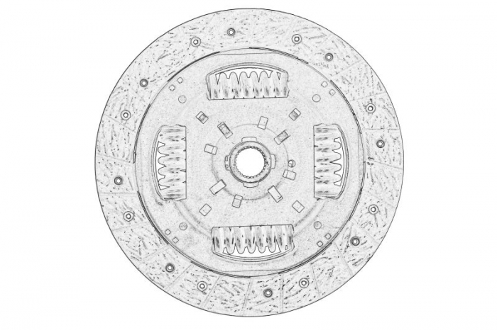 Disc ambreiaj (228mm) potrivit AUDI A1; SEAT IBIZA IV, IBIZA IV SC, IBIZA IV ST, TOLEDO IV; SKODA FABIA III, RAPID; VW POLO V 1.4D 02.14-12.22