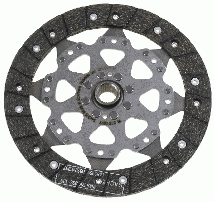 Disc ambreiaj (228mm) profil complet potrivit MITSUBISHI COLT VI; SMART FORFOUR 1.5D 08.04-06.12
