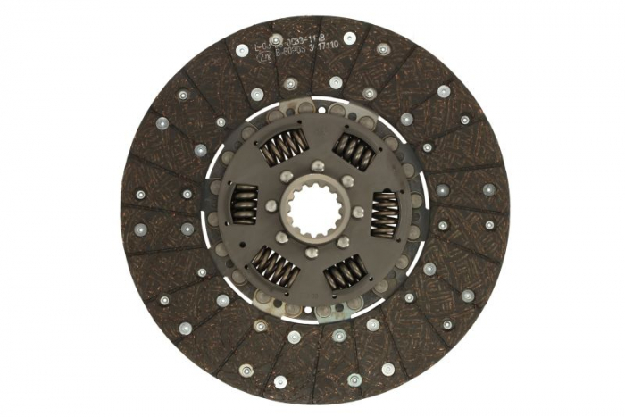 Disc ambreiaj (280mm) profil complet potrivit AGRIFULL 46, 66, 8000, DERBY, GRISO, JOLLY, MK II, RODEO, TORNADO, TOSELLI; CASE IH AVJ, FARMALL, JX, VJ; FIAT 400, 500 1004-40-T3.1524 [2]