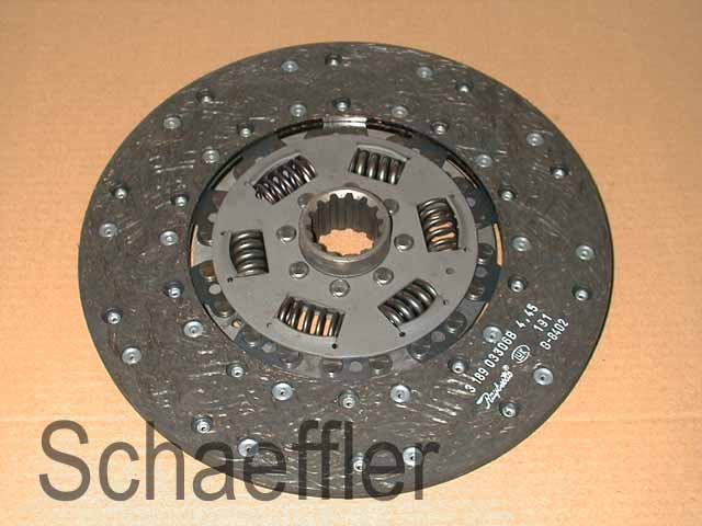 Disc ambreiaj (280mm) profil complet potrivit AGRIFULL 46, 66, 8000, DERBY, GRISO, JOLLY, MK II, RODEO, TORNADO, TOSELLI; CASE IH AVJ, FARMALL, JX, VJ; FIAT 400, 500 1004-40-T3.1524 [2]