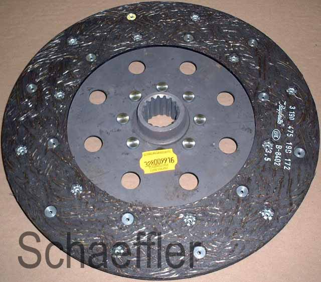 Disc ambreiaj (280mm) profil complet potrivit DEUTZ FAHR AGROCOMPACT, AGROXTRA, D, DX F3L912-F4L913