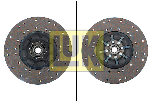 Disc ambreiaj (330mm) potrivit MERCEDES LK LN2, NG, O 301, O 402 05.82-12.98