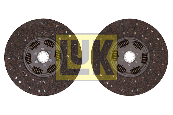 Disc ambreiaj (380mm) potrivit DAF 75, F 2100, F 2300, F 2700; MERCEDES LK/LN2, MK, NG, O 305, O 307 DH825-RS180M 04.73-12.98 [3]