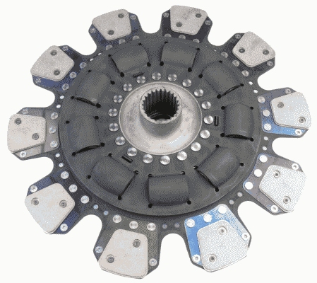 Disc ambreiaj (445mm) nou potrivit IVECO EUROTRAKKER; MAN F2000, F90; MERCEDES MK, NG, SK; RVI C 8210.42L(TCA)-OM446.927 08.73-