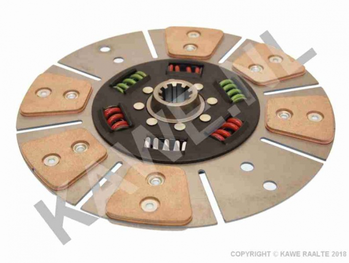 Disc ambreiaj ceramica (273mm; 6) potrivit CASE IH 200, 2000, 300, 3000, 400, 500, 600, 700, 800, B; ISEKI TR; LANDINI GLOBUS; MASSEY FERGUSON 2000; VOLVO 2000, 500 903-27-D39T
