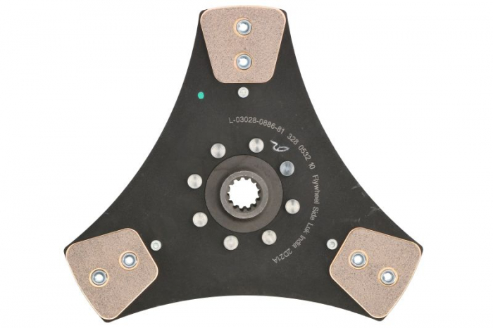Disc ambreiaj ceramica (280mm; 3) potrivit JOHN DEERE 5000 3029-4045D [2]