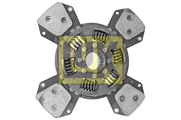 Disc ambreiaj ceramica (280mm; 4) potrivit DEUTZ FAHR AGROPLUS; HUERLIMANN XA, XF; LAMBORGHINI R; SAME DORADO 1 / 2, DORADO 3, EXPLORER, GOLDEN, ROLLER 1000.3A-916.4A [4]