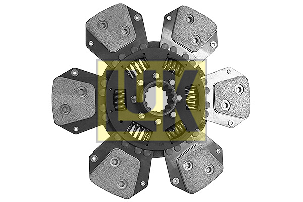 Disc ambreiaj ceramica (280mm; 6) potrivit AGRIFULL 46, 66, DERBY, GRISO, JOLLY, RODEO, TORNADO, TOSELLI; CASE IH FARMALL, JX, VJ; FIAT 400, 500, 5000, 55-XX, 600, 6000, 60-XX 1004-40-T3.1524 [3]