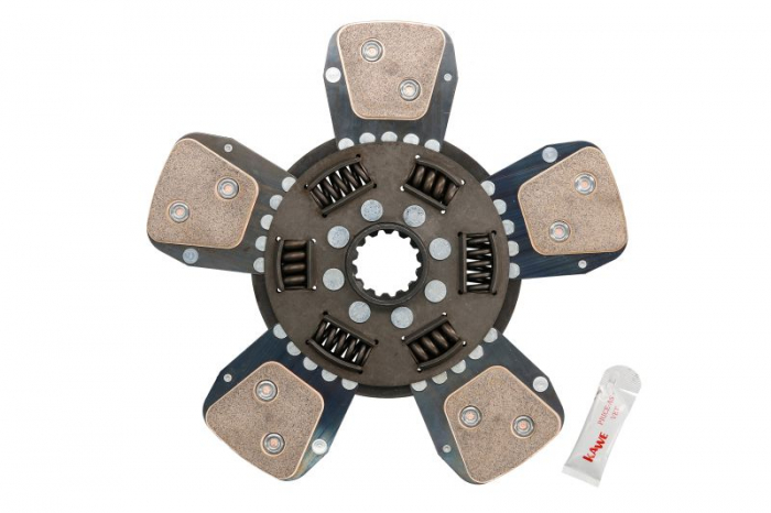 Disc ambreiaj ceramica (280mm; 6) potrivit AGRIFULL 46, 66, DERBY, GRISO, JOLLY, RODEO, TORNADO, TOSELLI; CASE IH FARMALL, JX, VJ; FIAT 400, 500, 5000, 55-XX, 600, 6000, 60-XX 1004-40-T3.1524