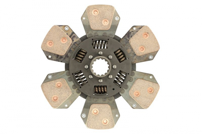 Disc ambreiaj ceramica (280mm; 6) potrivit AGRIFULL 46, 66, DERBY, GRISO, JOLLY, RODEO, TORNADO, TOSELLI; CASE IH FARMALL, JX, VJ; FIAT 400, 500, 5000, 55-XX, 600, 6000, 60-XX 1004-40-T3.1524