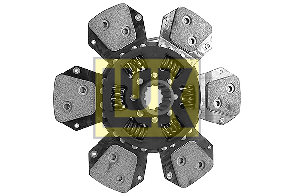 Disc ambreiaj ceramica (280mm; 6) potrivit CASE IH FARMALL, JX; NEW HOLLAND TD, TD5000 8045.05.370/8045.25.310/F5C [3]