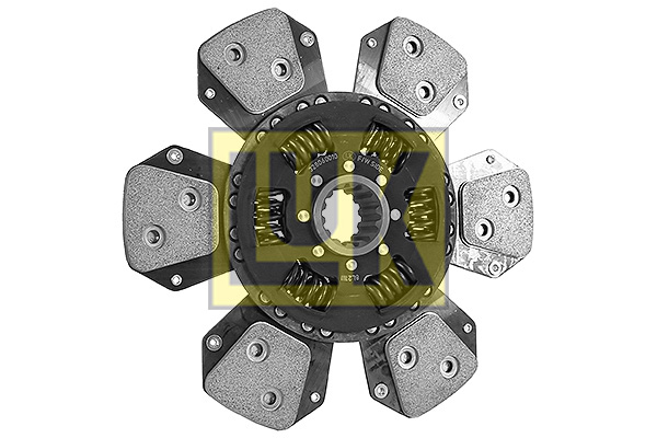 Disc ambreiaj ceramica (280mm; 6) potrivit CASE IH FARMALL, JX; NEW HOLLAND TD, TD5000 8045.05.370/8045.25.310/F5C [4]