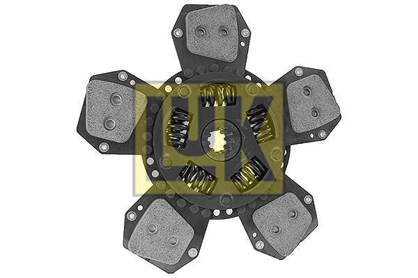 Disc ambreiaj ceramica (295mm; 5) potrivit CASE IH 500, 600, 700, 800; HIEBLE 500, 600, 700 D-179-D-268 [3]