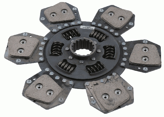 Disc ambreiaj ceramica (310mm; 6) calitate OE/OES; nou potrivit CASE IH FARMALL, JX, JXU; CASE-STEYR 4000; FORD 4000; NEW HOLLAND 4000, 5000, 6000, 7000, L 8045.05.370-NEF4(F4GE0454A) [3]