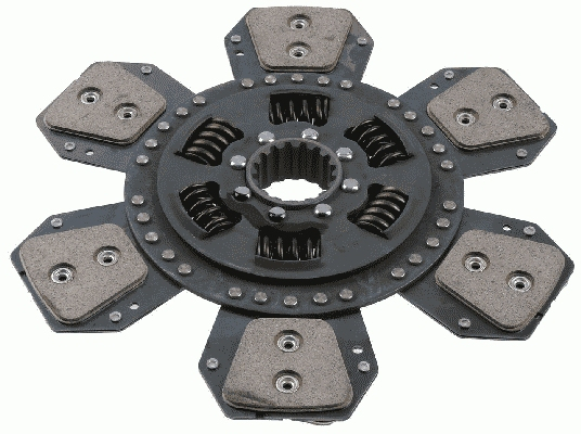 Disc ambreiaj ceramica (310mm; 6) calitate OE/OES; nou potrivit CASE IH FARMALL, JX, JXU; CASE-STEYR 4000; FORD 4000; NEW HOLLAND 4000, 5000, 6000, 7000, L 8045.05.370-NEF4(F4GE0454A) [4]