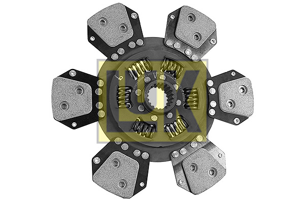 Disc ambreiaj ceramica (310mm; 6) potrivit DEUTZ FAHR 5000, AGROLUX, AGROPLUS; HUERLIMANN JOKER, XA, XE; LAMBORGHINI CRONO, R, REKORD, SPIRE; SAME ARGON 3, DORADO 1 / 2 1000.3-1000.4WTI [3]