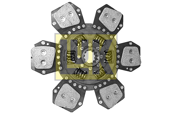 Disc ambreiaj ceramica (310mm; 6) potrivit FARMTRAC 75; MASSEY FERGUSON 3000 1006-6T-A6.3544 [3]