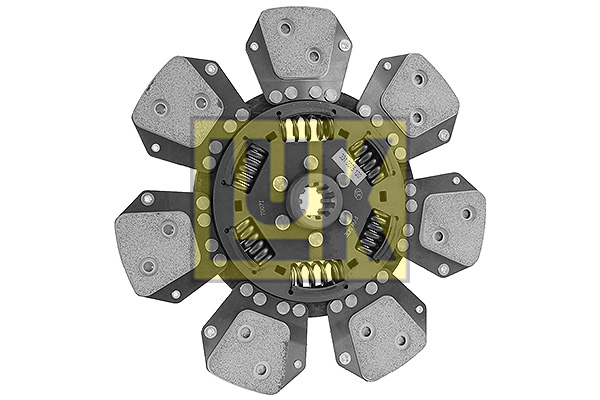 Disc ambreiaj ceramica (310mm; 7) potrivit CASE IH 1000, 800, 900, FARM D-310-DT-358 01.75-12.96 [4]