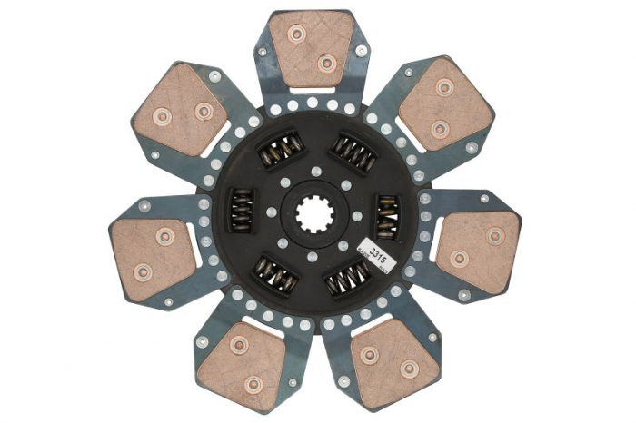 Disc ambreiaj ceramica (310mm; 7) potrivit CASE IH 1000, 800, 900, FARM D-310-DT-358 01.75-12.96 [2]