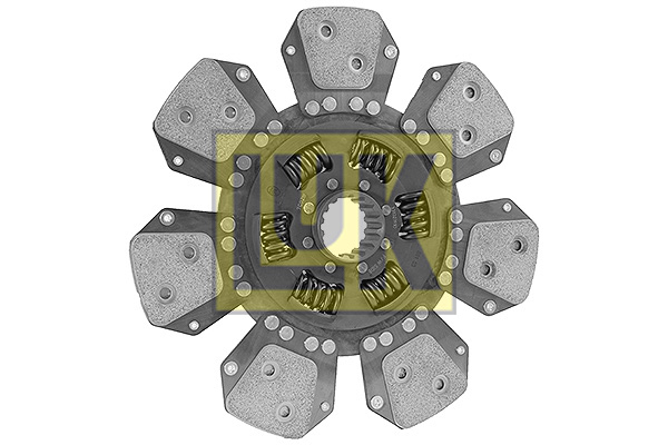 Disc ambreiaj ceramica (310mm; 7) potrivit CASE IH FARMALL, JX, JXU; CASE-STEYR 4000; FORD 4000; NEW HOLLAND 4000, 5000, 6000, 7000, L, T4 POWER STAR, T5000, TD5 8045.05.370-NEF4(F4GE0454A) [4]