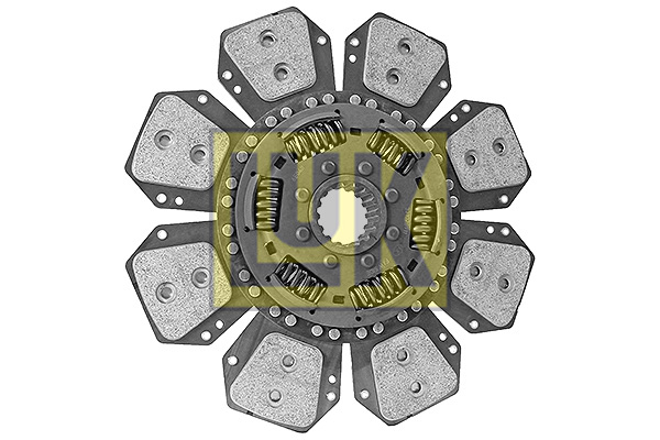 Disc ambreiaj ceramica (310mm; 8) potrivit CASE IH FARMALL, JX, JXU; CASE-STEYR 4000; NEW HOLLAND T5000, TD, TD5000 8045.25.381-NEF4(F4GE0454A) [4]