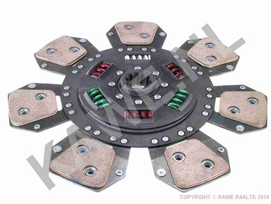 Disc ambreiaj ceramica (320mm; numar adaptori: 7) potrivit John Deere 2040S, 2140, 2140DT, 2141, 2541, 2550 4WD, 2555, 2650, 2650F, 2750 4WD, 2850, 2941, 2950, 3040, 3050, 3140, 3150, - 3340, diametru [2]