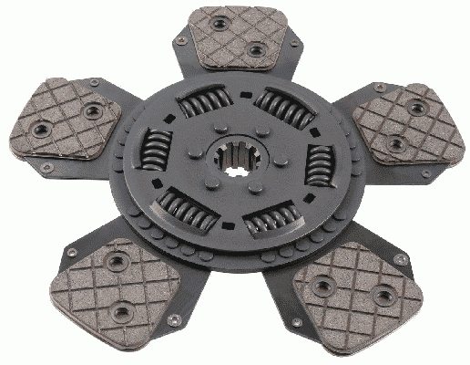 Disc ambreiaj ceramica (327mm; 5) potrivit JOHN DEERE 2000, 3000 4239T-6359DL008 01.80-12.94 [2]