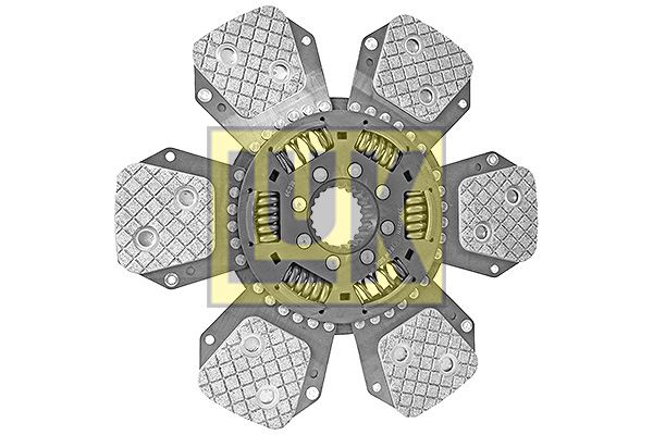 Disc ambreiaj ceramica (327mm; 6) potrivit DEUTZ FAHR AGROSTAR / AGROSTAR DX, DX BF4L913-F6L913 [4]