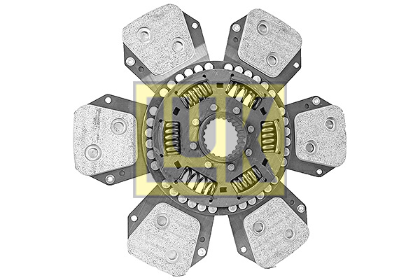 Disc ambreiaj ceramica (327mm; 6) potrivit DEUTZ FAHR AGROSTAR / AGROSTAR DX, DX BF4L913-F6L913 [3]
