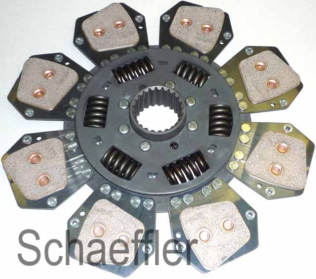 Disc ambreiaj ceramica (327mm; 8) potrivit AGCO LT; LANDINI 5H; MASSEY FERGUSON 5000 1104C-44-66CTA(12V) [2]